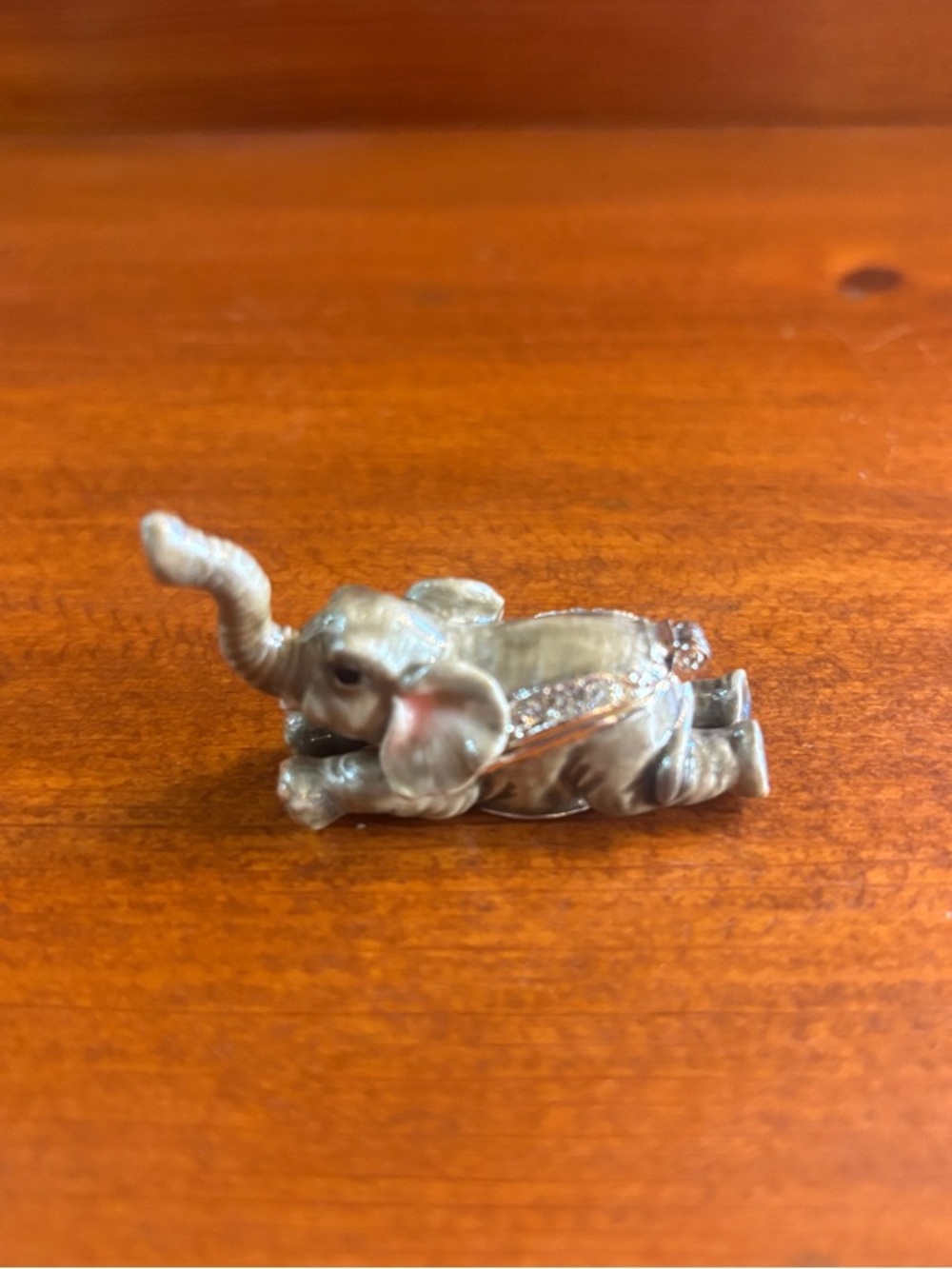 Miniature Elephant Trinket Box